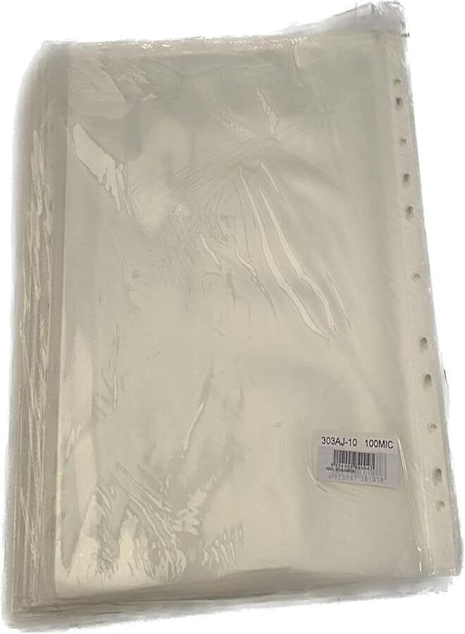 Clever U-Shape 100 Micron File Sheet Protector, A4 Size